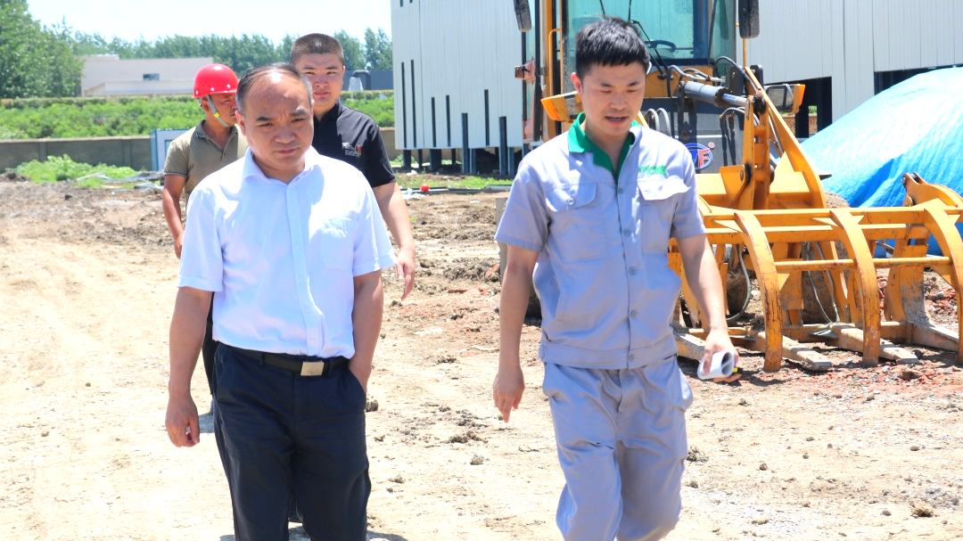 快訊！縣委領(lǐng)導(dǎo)實地查看正...